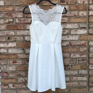 Francesca’s white dress